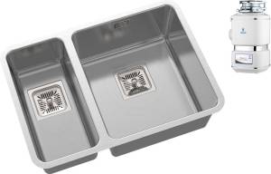 Комплект Мойка кухонная Oulin OL-0369R + Измельчитель отходов Oulin OL-KDS553