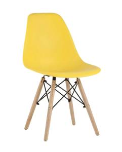 Стул Stool Group Eames Style DSW Y801-V SEAT yellow DUAL желтый