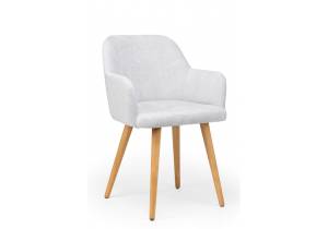 Деревянный стул Notta Инфини 360 631779 Светло-серый (ocean 021) / светлое дерево