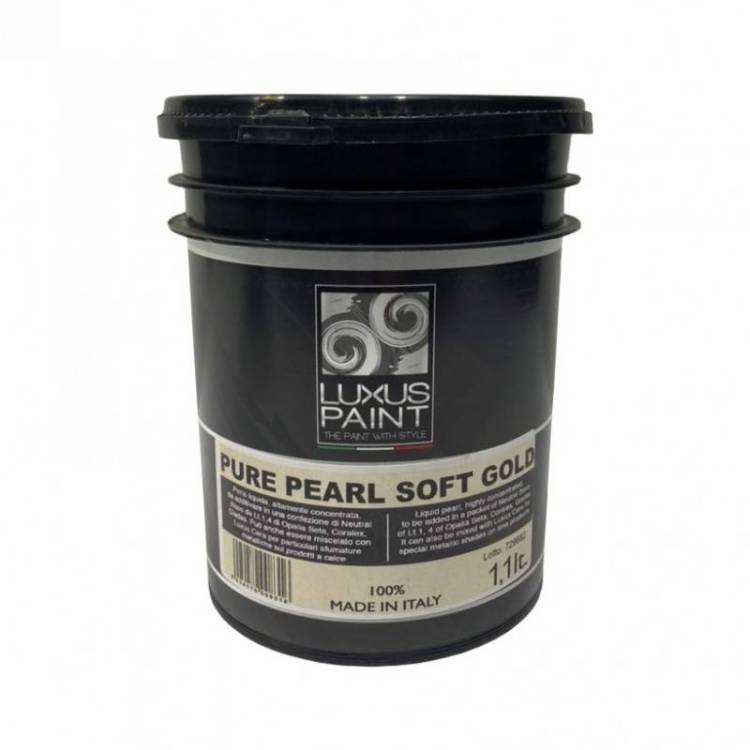 Декоративная добавка к краскам Luxus Paint Pure pearl dark gold 1.1 л