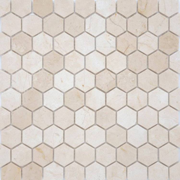 Мозаика LeeDo Pietrine Hexagonal Crema Marfil Mat hex (1.8x3) 28.5x30.5