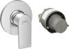 Смеситель для душа Hansgrohe Rebris E 72658000 С ВНУТРЕННЕЙ ЧАСТЬЮ, хром фото 2