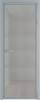 Межкомнатная дверь Profil Doors 3 AX цвет профиля Серебро, стекло безопасное 6 мм рэте 800x2000