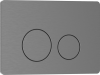 Кнопка смыва Iberica Blanca Inox-О IB.B081.008.000 вороненая сталь, 25x16 см