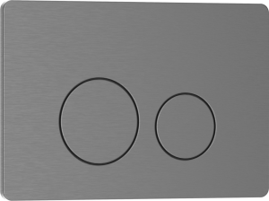 Кнопка смыва Iberica Blanca Inox-О IB.B081.008.000 вороненая сталь, 25x16 см