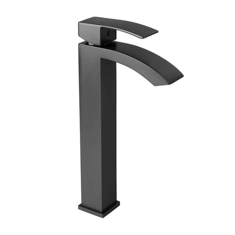 Смеситель для раковины Filarete Waterfall FL6010BG высокий, графит