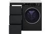 Тумба под раковину Brevita Grafit - 40 GRA-01040-013Я напольная, 3 ящика, графит, под стиральную машину фото 2