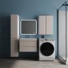 Тумба с раковиной Style Line Бергамо мини 70 подвесная, Люкс Плюс антискрейтч, карамель матовая, Раковина Каре Люкс МИНИ 70x35 фото 3