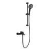 Смеситель для ванны Wonzon & Woghand WW-C2036-MB с душевым гарнитуром, черный матовый