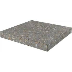 Ступень Kerama Marazzi Терраццо SG632220R\GCA Угловая Клееная Коричневый 33x33