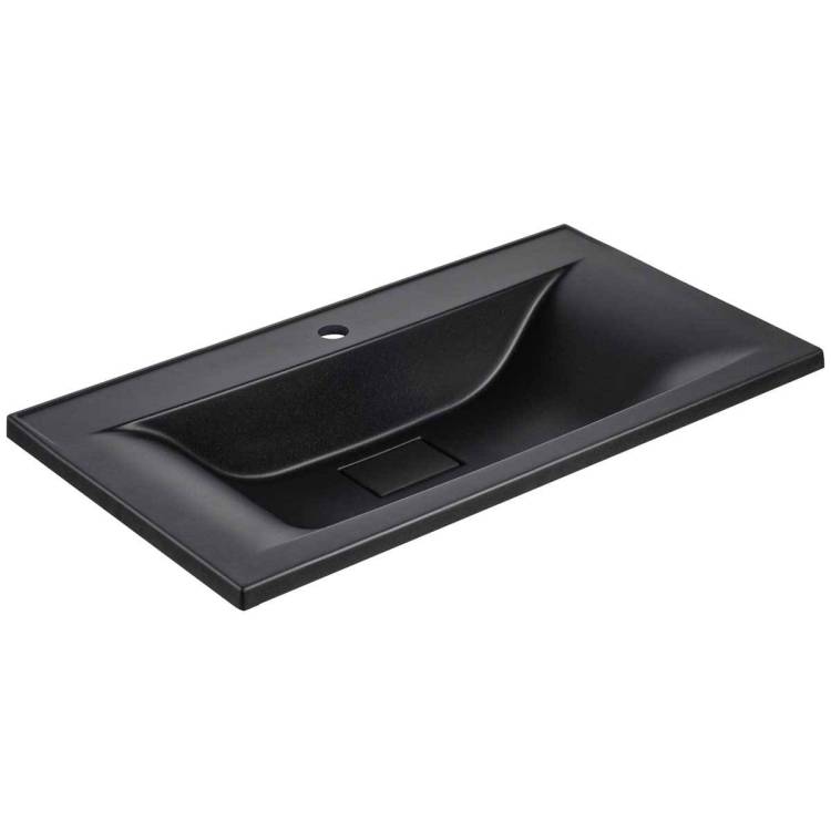 Раковина Vincea VCB-3M900B черный матовый 90x45