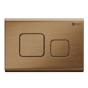 Кнопка смыва Point Афина PN44041BB бронза брашированная