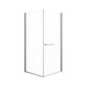 Душевой уголок MaybahGlass MGY-1312-5 профиль хром матовый, стекло бесцветное, 90x90x197.5