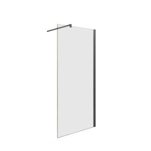 Душевая перегородка Good Door Walk in SP-140-C-GM ВИ00041 профиль вороненая сталь, стекло прозрачное, 140x195