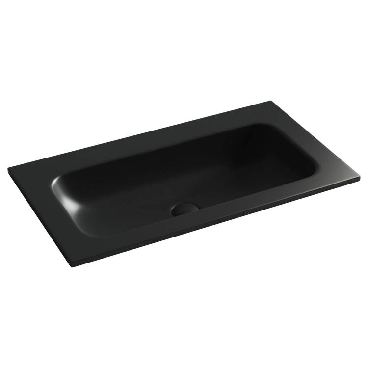 Раковина Ceramica Nova Grace CN7012MBwx 80 см, черная матовая