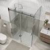 Душевой уголок Grossman Classic 120.K33.04.1470.10.00 профиль хром, стекло прозрачное, 140x70x195 фото 4