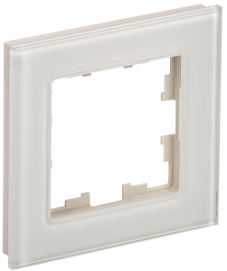 Рамка 1-постовая IEK Brite BR-M12-G-K10 ванильный