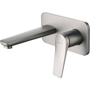 Смеситель для раковины Lemark Bronx LM3726GM с внутренней частью, графит