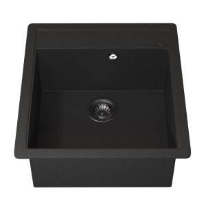 Мойка кухонная Uperwood Quartz UPD-07 3910202127 черная, 46x51