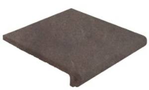Ступень Gres de Aragon Capri Redondeado Chocolate фронтальная 33x33