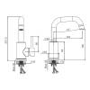 Смеситель для раковины Belz B10809-1 сатин фото 2