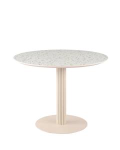 Стол обеденный Stool Group Stem F-1577 top 5052-06 DUAL терраццо 90x90x76