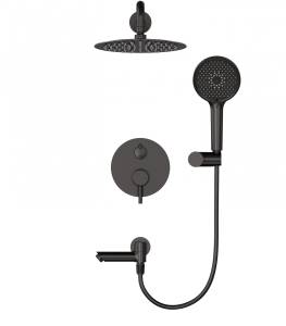 Душевая система Wonzon & Woghand Solo WW-939032-BGM темный графит