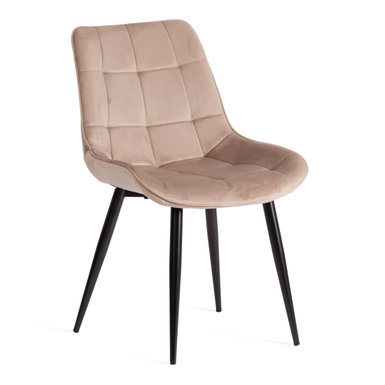 Стул Tetchair Abruzzo ( mod. 8060 ) 20436 бежевый (HLR 8)/черный 4шт.