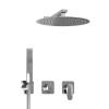 Душевой комплект Wasserkraft Weida A3151.268.090.116.271.087.103 встраиваемый, с верхней душевой насадкой и лейкой, хром фото 6