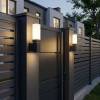 Уличный настенный светодиодный светильник Elektrostandard 1534 TECHNO LED 3000K черный фото 3