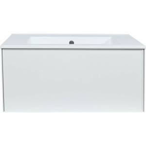 Тумба с раковиной Uperwood Parma Premium 39330205463 подвесная, белая, 75 см