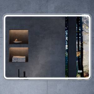 Зеркало Vincea VLM-3VC9008-2 с подсветкой, диммером и антизапотеванием, 80x90