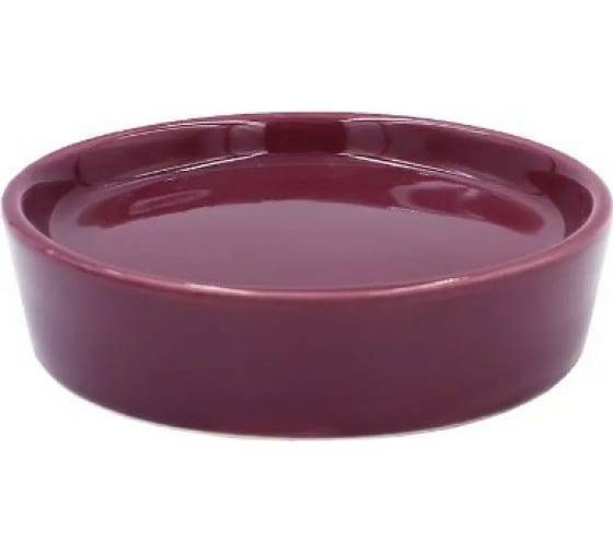 Мыльница Bath Plus Cherry W-CE1066H-SD бордовый