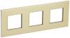 Рамка 3-постовая IEK Skandy SK-M32-M-K37 шампань