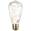 Лампа светодиодная REV VINTAGE Copper Wire ST64 E27 2700K DECO Premium груша 32445 4 фото 2