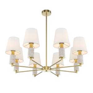 Большая подвесная люстра на штанге Maytoni Lira MOD483PL-08BS