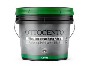 Декоративная краска с эффектом шелка Oikos Ottocento base P 4 л