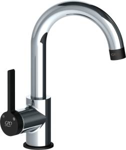 Смеситель для раковины GPD Gildo MTL165-K-S хром черный