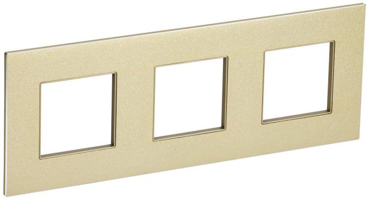 Рамка 3-постовая IEK Skandy SK-M32-M-K37 шампань