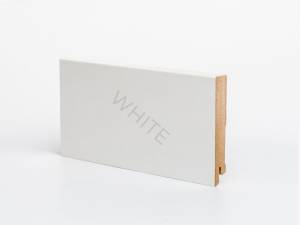 Плинтус Deartio White W 06-100 Белый 2050x100x16