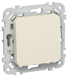 Выключатель 1-клавишный проходной IEK Flite FI-V12-0-10-1-K86 сливочный
