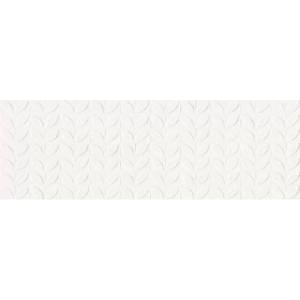 Керамическая плитка Ragno Vida RA6J Struttura Foglia 3D Bianco Rett 30x90
