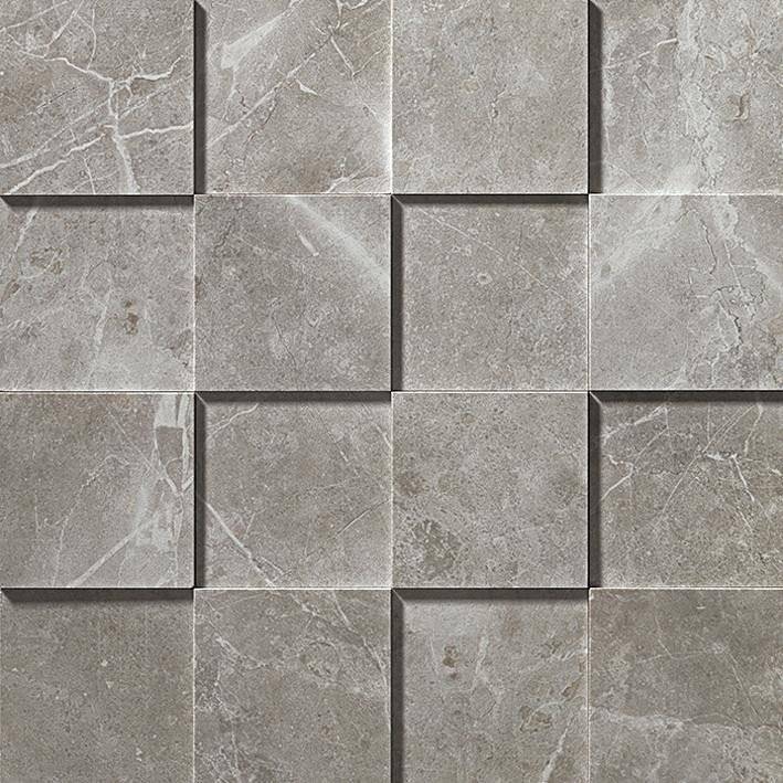 Мозаика Atlas Concorde Marvel Pro ADQA Grey Fleury Mosaico 3D 30x30