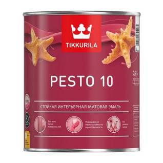 Эмаль алкидная для внутренних работ Tikkurila Euro Pesto 10 матовая база С 0.9 л