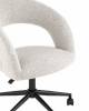 Кресло компьютерное Stool Group Mia DR-1234-OF UF-995-02 светло-серый фото 7
