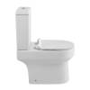 Унитаз-компакт BelBagno Norma BB339CPR/BB339T/BB076SC безободковый, с сиденьем микролифт, белый фото 5