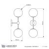 Бра Lumina Deco Zodiak Ldw 6001-2 Bk+Wt фото 2