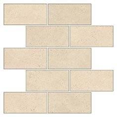 Мозаика Kerranova Marble Trend K-1003/LR/m13 Crema marfil 30.7x30.7