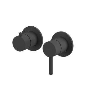 Внешняя часть смесителя WHITECROSS 2-Y1242BL черный матовый