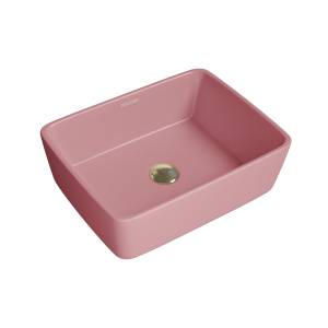 Раковина Grossman Color GR-3016PIM 480x370x130 розовая матовая